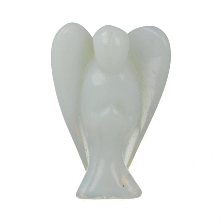 Opaliet engel van 5cm hoog en 3,5cm breed