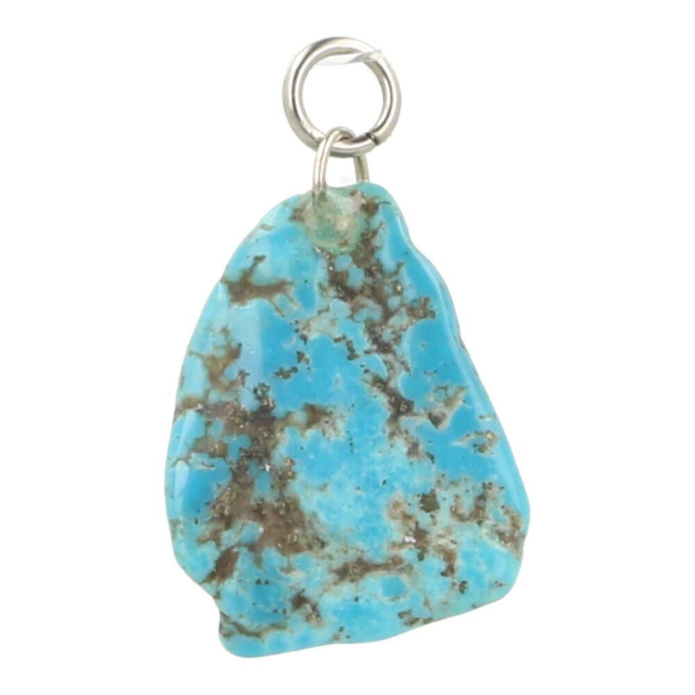 Turquoise hanger met oogje