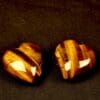 Tijgeroog hartje van 40mm breed