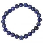 Lapis lazuli armband met 8mm kralen aan rekbaar koord