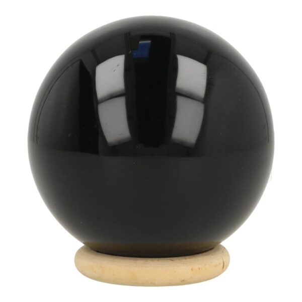 Zwarte obsidiaan bol van 5cm diameter