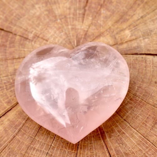Lauw site Door Rozenkwarts hart 50mm -Koop ze bij Blije Boeddha edelstenen