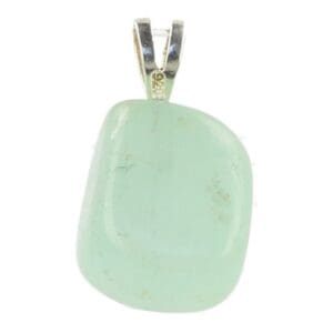 Groene calciet hanger met oogje