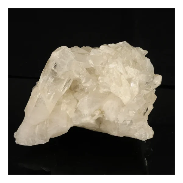 Fraai bergkristal cluster met groot kristal uit Brazilië van 1cm breed.