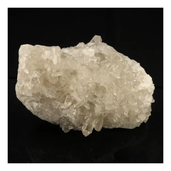 Mooie kwaliteit bergkristal cluster uit Brazilië van maar liefst 19cm breed