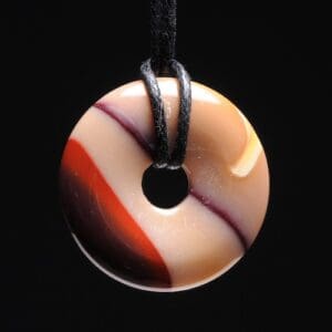 Mookaiet jaspis donut hanger
