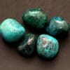 Chrysocolla trommelsteen