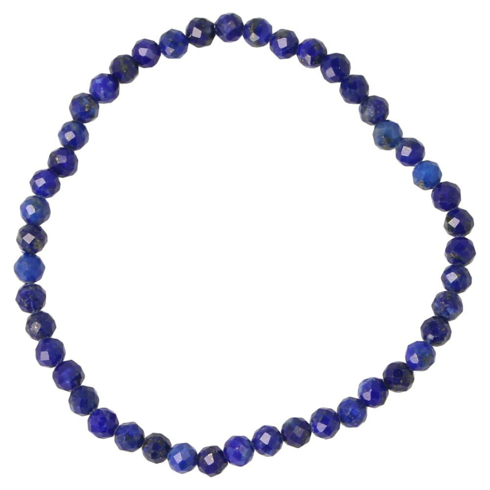 Lapis lazuli armband gefacetteerd 4mm