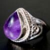 Amethist ring zilver