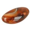 Fraai gestreepte carneool knuffelsteen van 84mm lang