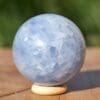 Blauwe calciet bol met diameter van 49mm