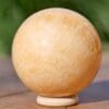 Gele calciet bol met diameter van 61mm