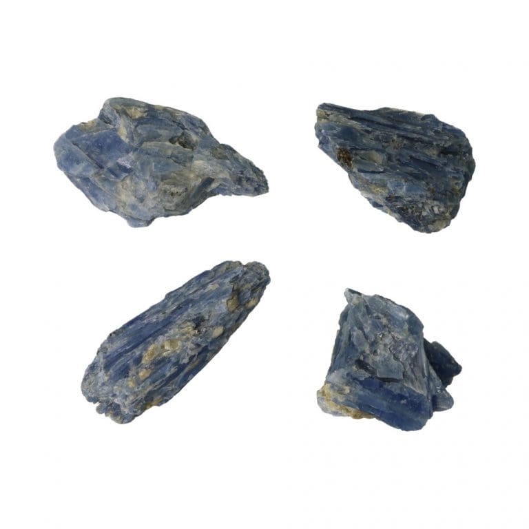 Blauwe kyaniet ruw kristal van 3-5cm uit Brazilie