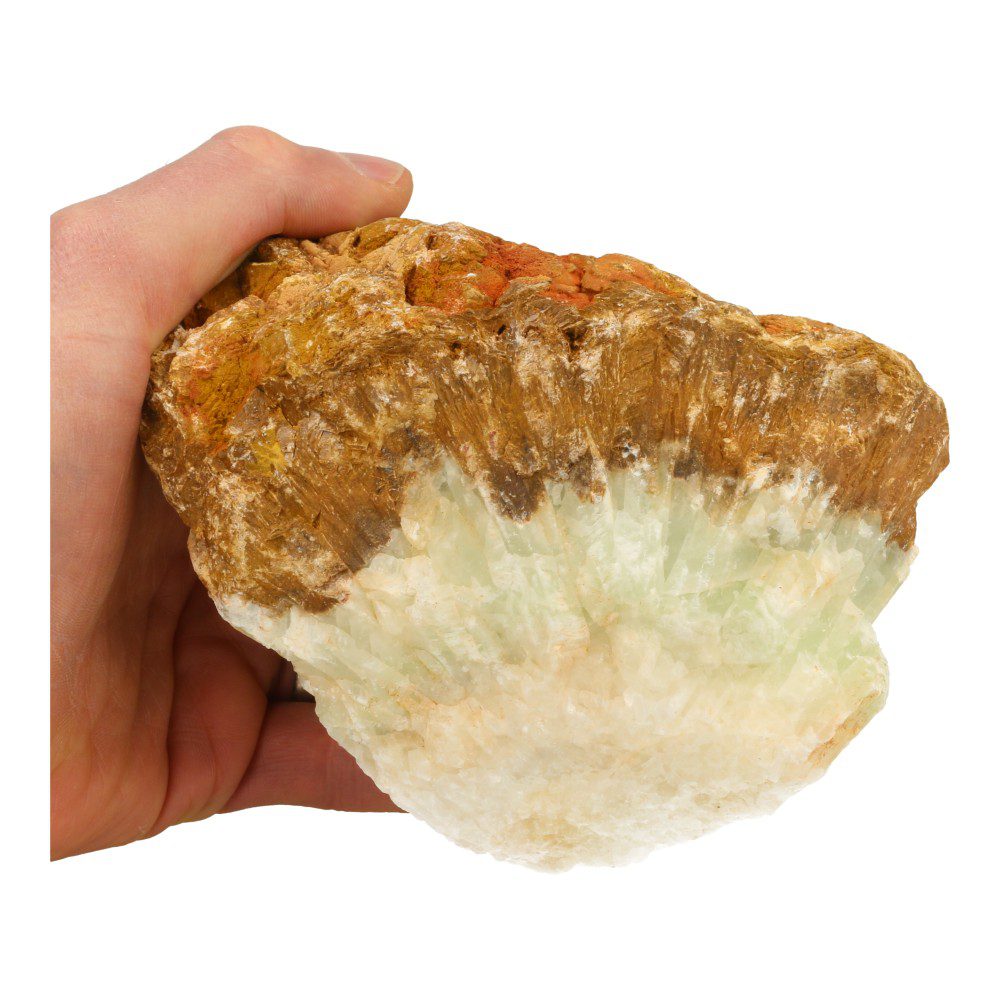 Fraaie Bosnische calciet ruw van ruim 1,7kg! - in hand