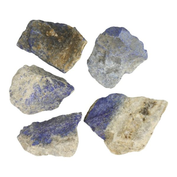 Ruwe lapis lazuli van 4-6cm groot uit Afghanistan