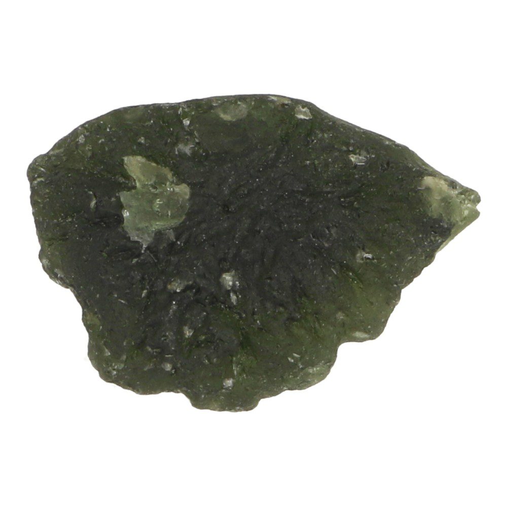 Bijzonder robuust stuk moldaviet ruw uit Tsjechië van bijna 11 gram - achterzijde