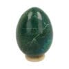 Chrysocolla ei van 61mm hoog en houten ringetje