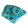 Fraaie chrysocolla met malachiet gepolijst