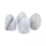 Blauwe calciet gepolijst van 5-6cm hoog