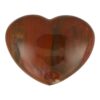 Fraai hart van versteend hout van ruim 9cm