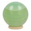 Fraaie groene pistache calciet bol met diameter van 67mm