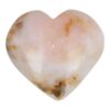 Roze opaal hart van 68mm breed