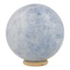 Blauwe calciet bol met diameter van 9cm