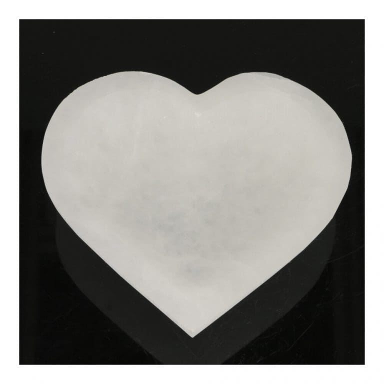 Seleniet schaaltje in hartvorm van 11cm breed
