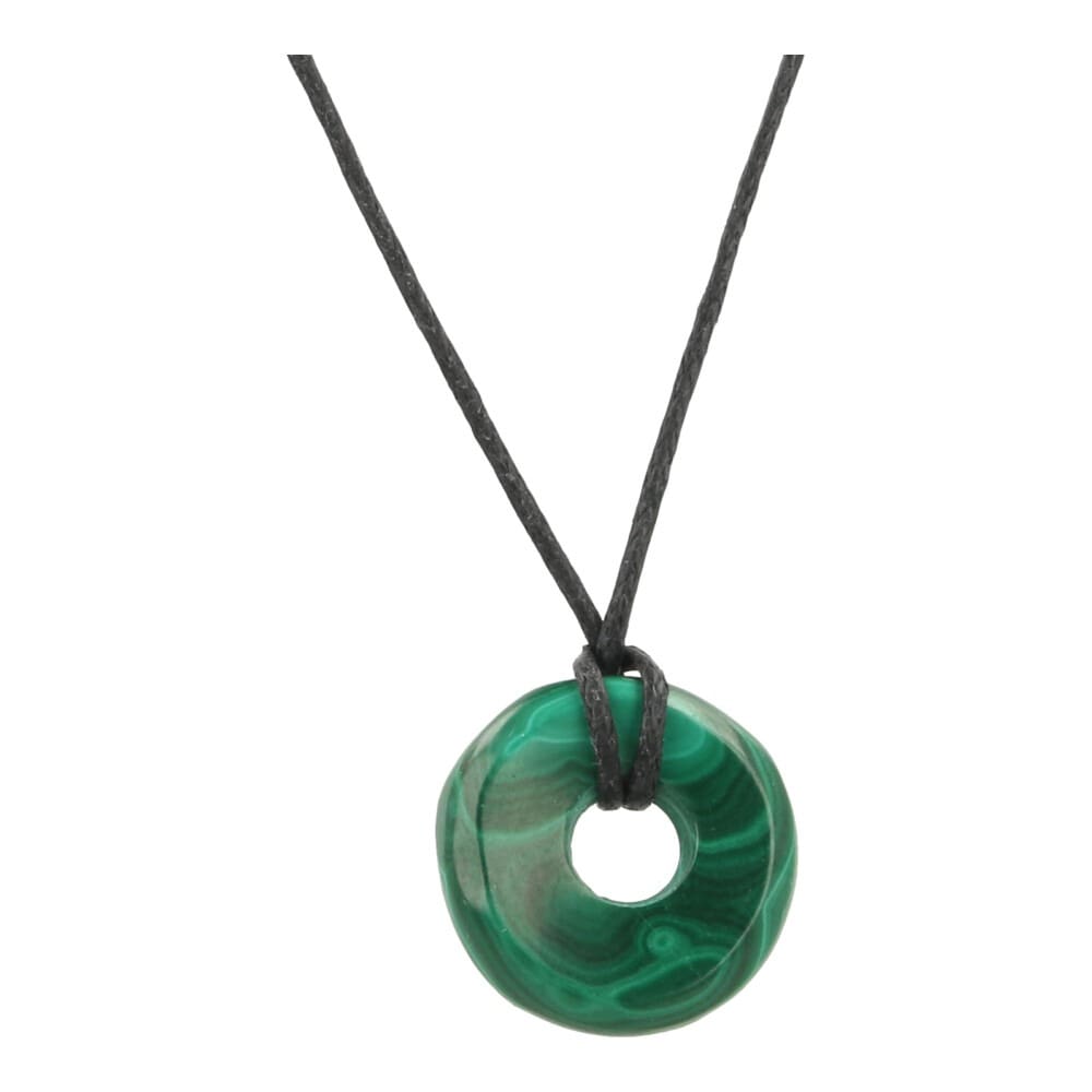 Malachiet donut hanger 1,5-2cm