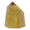 Fraaie donker natuurlijke citrien punt van 6,5cm hoog