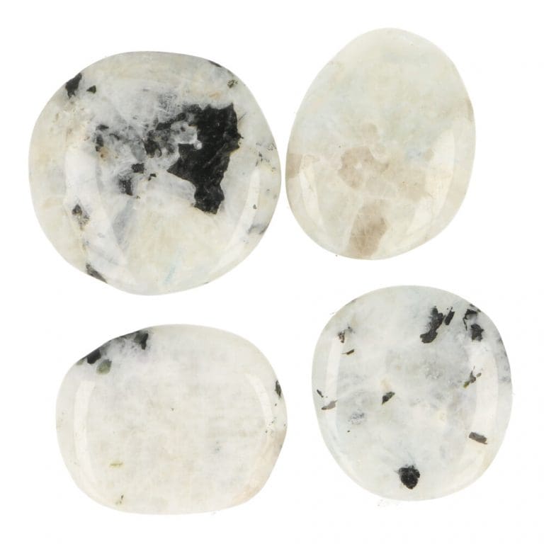 Witte maansteen amulet