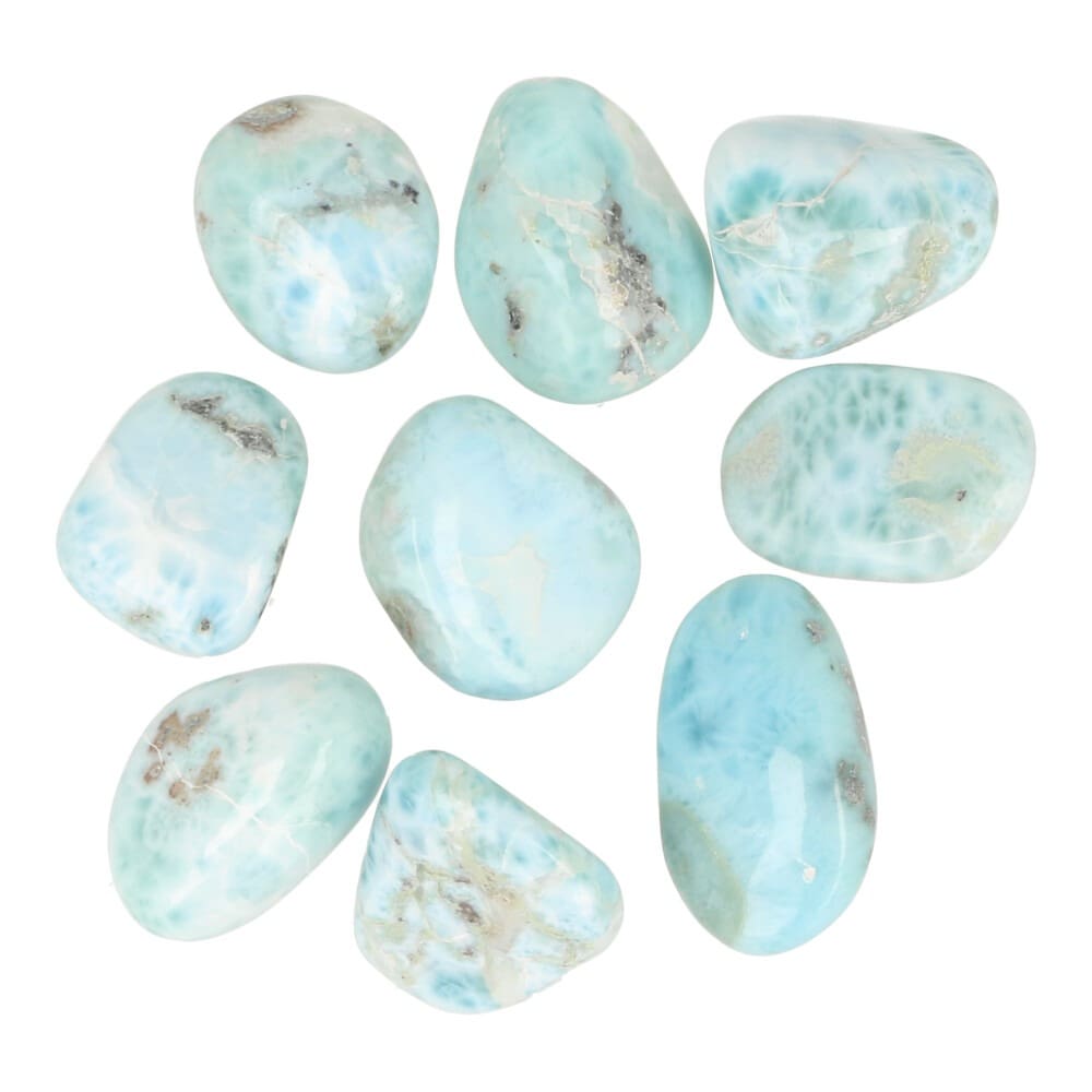 Larimar trommelsteen 2-3cm