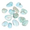 Larimar trommelsteen van circa 2cm lang