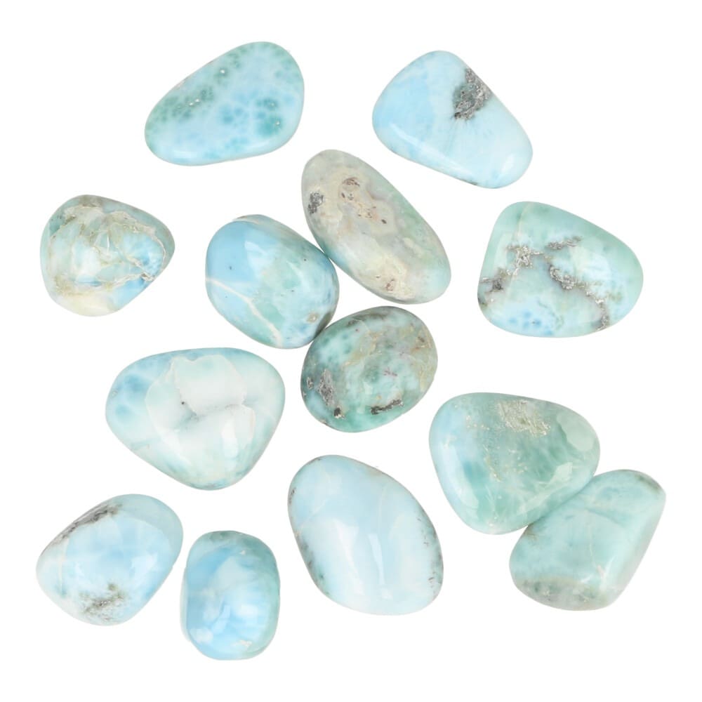 Larimar trommelsteen 2cm