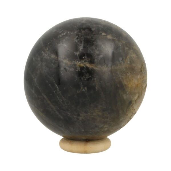 Zwarte maansteen bol met diameter van 58mm