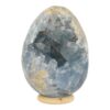 Fraai celestien ei van 9,7cm hoog