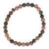 Rhodoniet armband met 6mm kralen