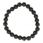 Zwarte toermalijn armband met 8mm kralen