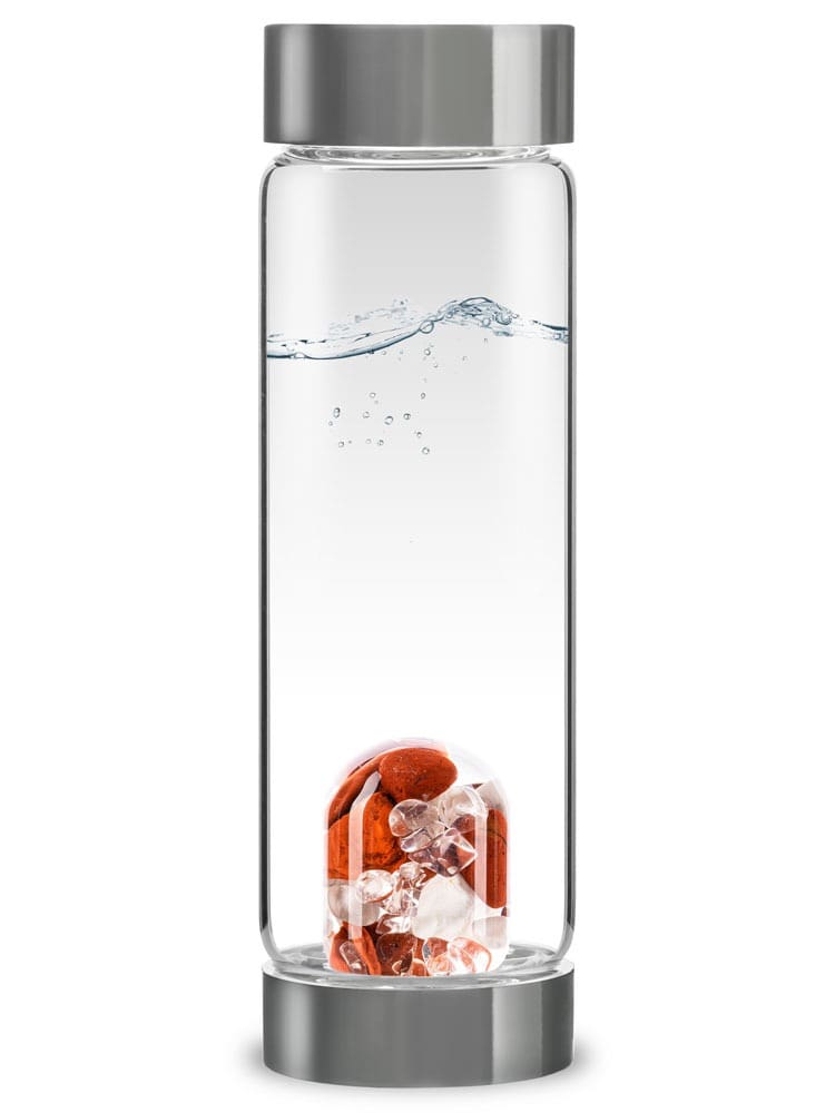 VitaJuwel ViA HEAT Infusore Da Tè XXL In Vetro, Colino A Pori Fini Con Custodia, Perfetto Per Tè Sfuso In Viaggio
