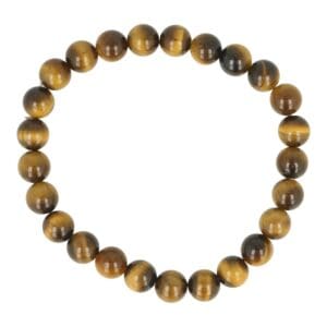 Tijgeroog herenarmband 8mm 19cm