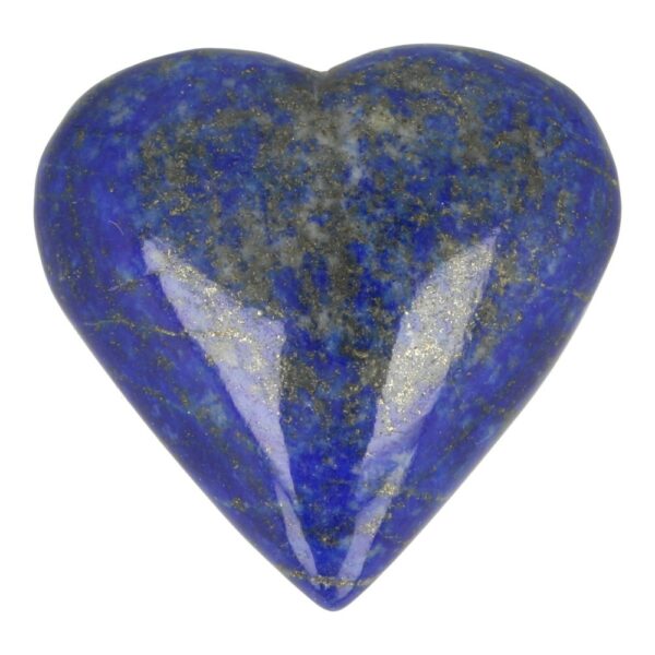 Uniek donkerblauw lapis lazuli hart van 61mm breed