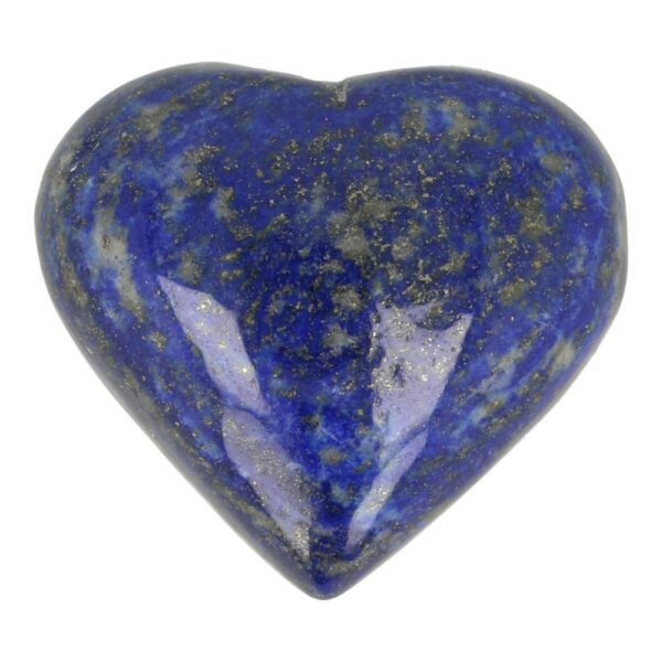 Fraai lapis lazuli hart van 64mm breed uit Afghanistan