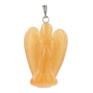 Carneool engel hanger met oogje