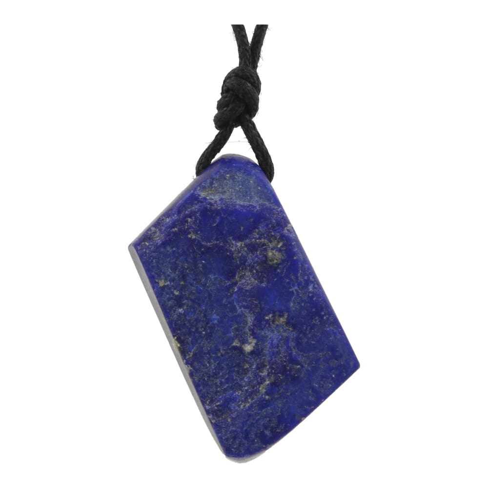 Lapis lazuli hanger doorboord ruw