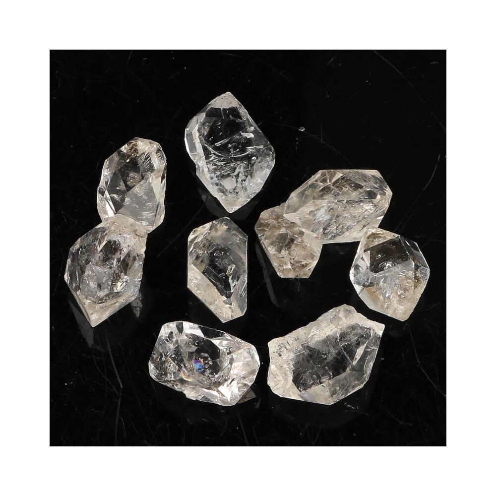 Pakistaanse 'Herkimer diamant' 1-2cm