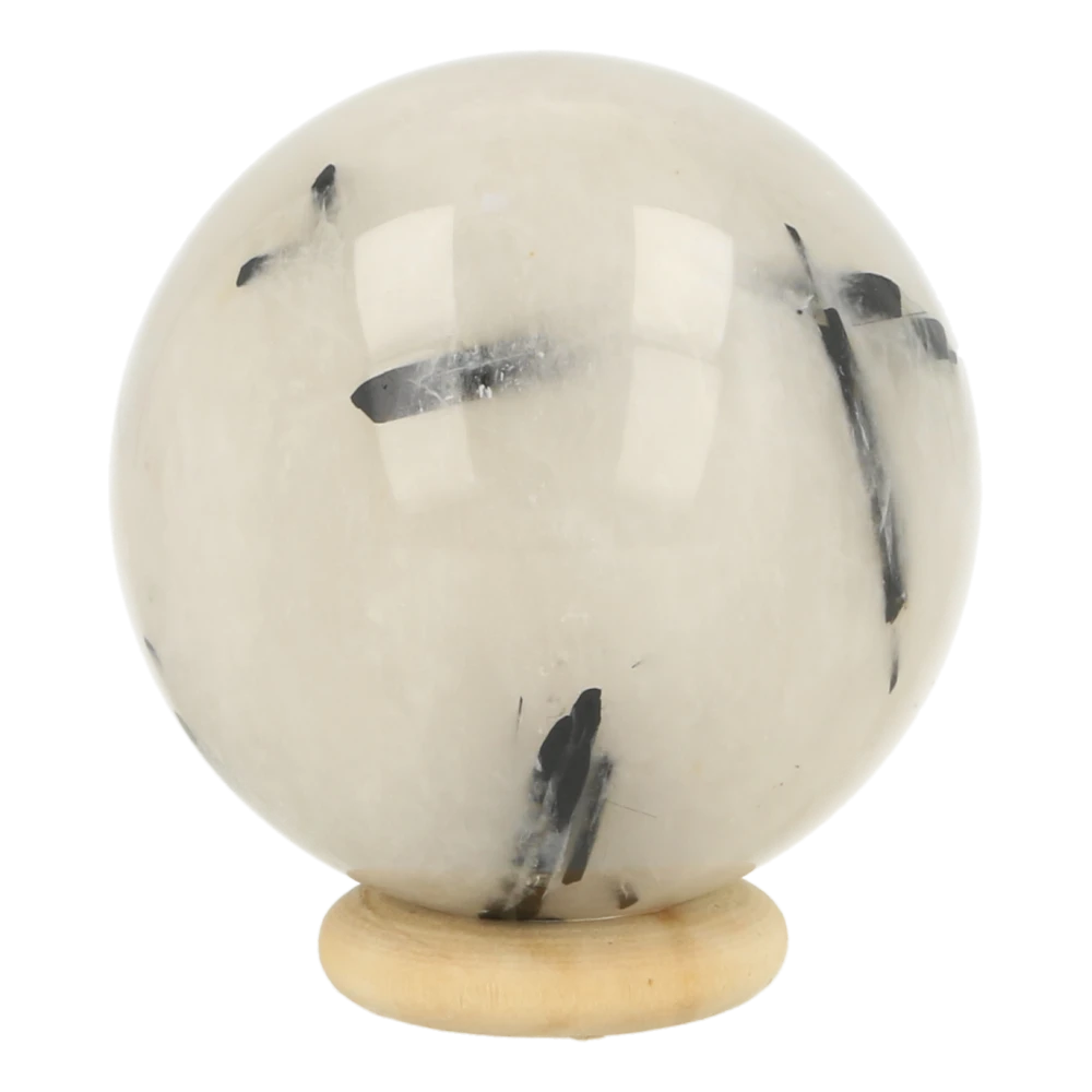 Toermalijnkwarts bol 44mm 'nr10'