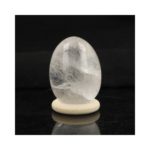 Helder bergkristal ei met hoogte van 4cm