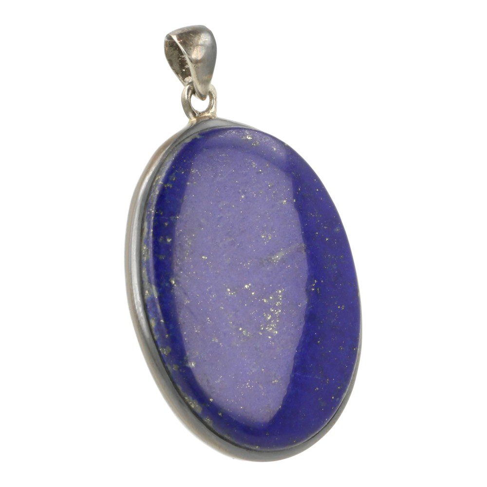 Lapis lazuli hanger in zilver 'nr3'