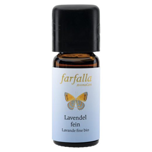 Essentiele olie van biologische lavendel uit Frankrijk van Farfalla in 10ml flesje