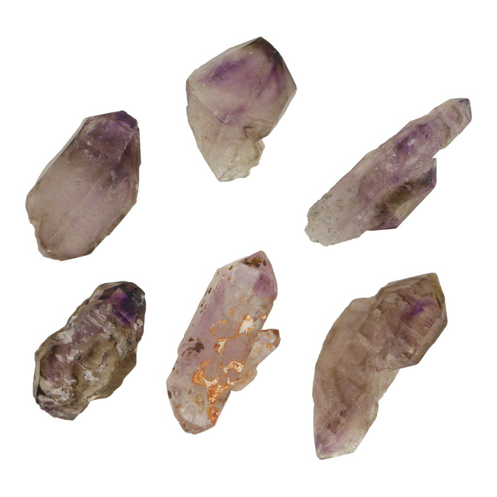 Amethist kristallen met venster of scepter 2-3cm